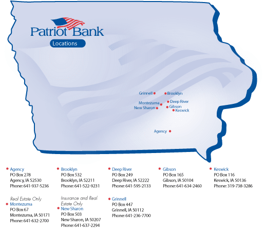 Patriot Bank Locations